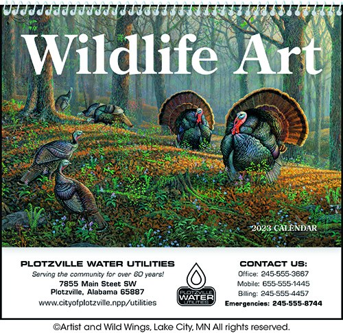 Wildlife Art Pocket Wall Calendars